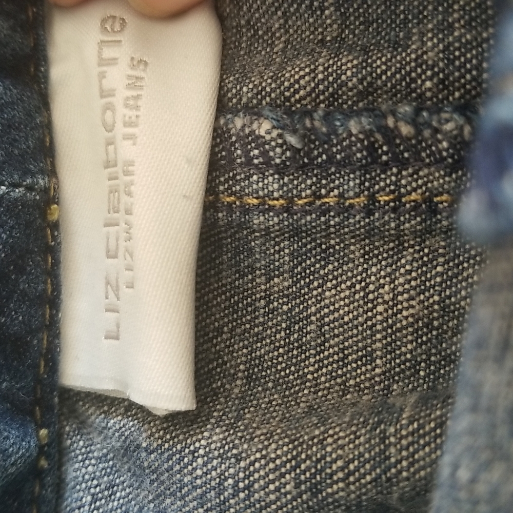 (4) Liz Claiborne Lizwear Jeans Vintage Denim Skirt Retro Y2K 2000 - Picture 5 of 7